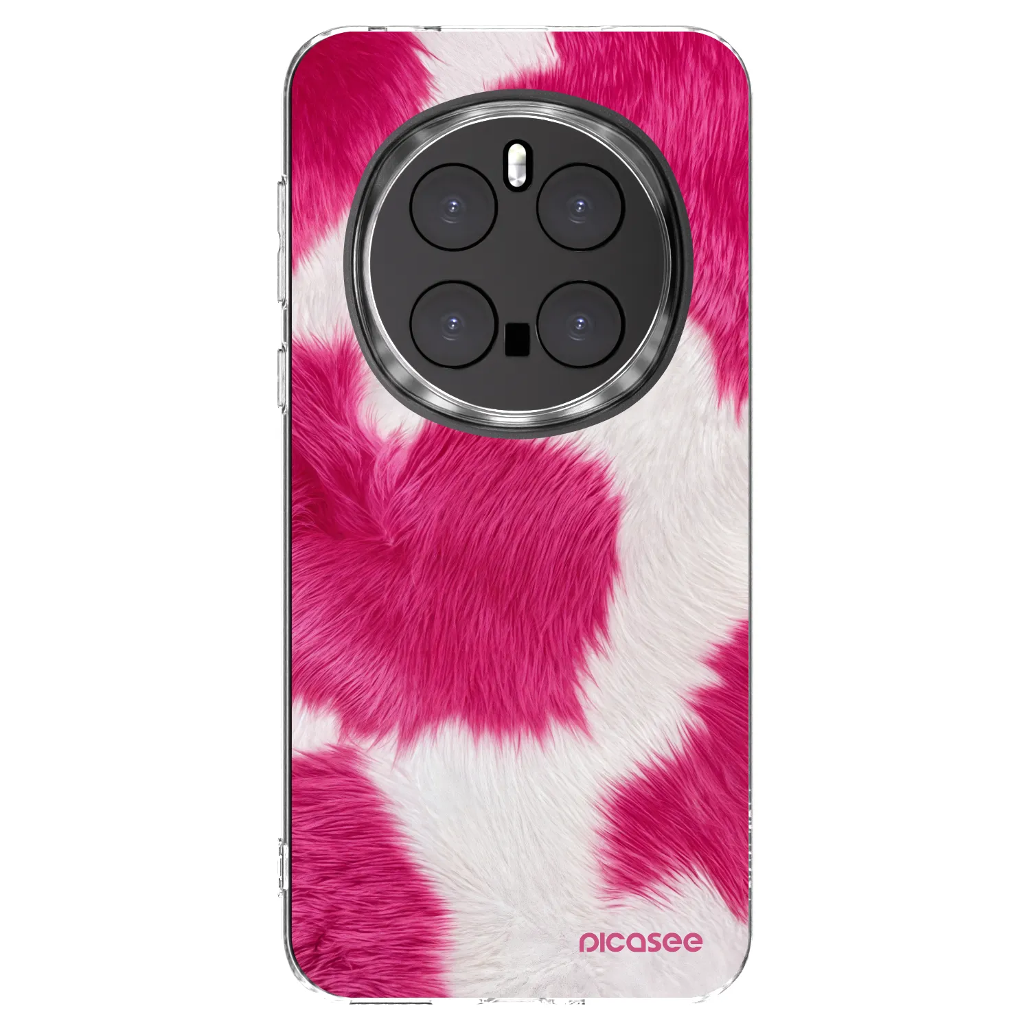 Picasee átlátszó szilikon tok az alábbi mobiltelefonokra Honor Magic7 Pro 5G - Pink Moo