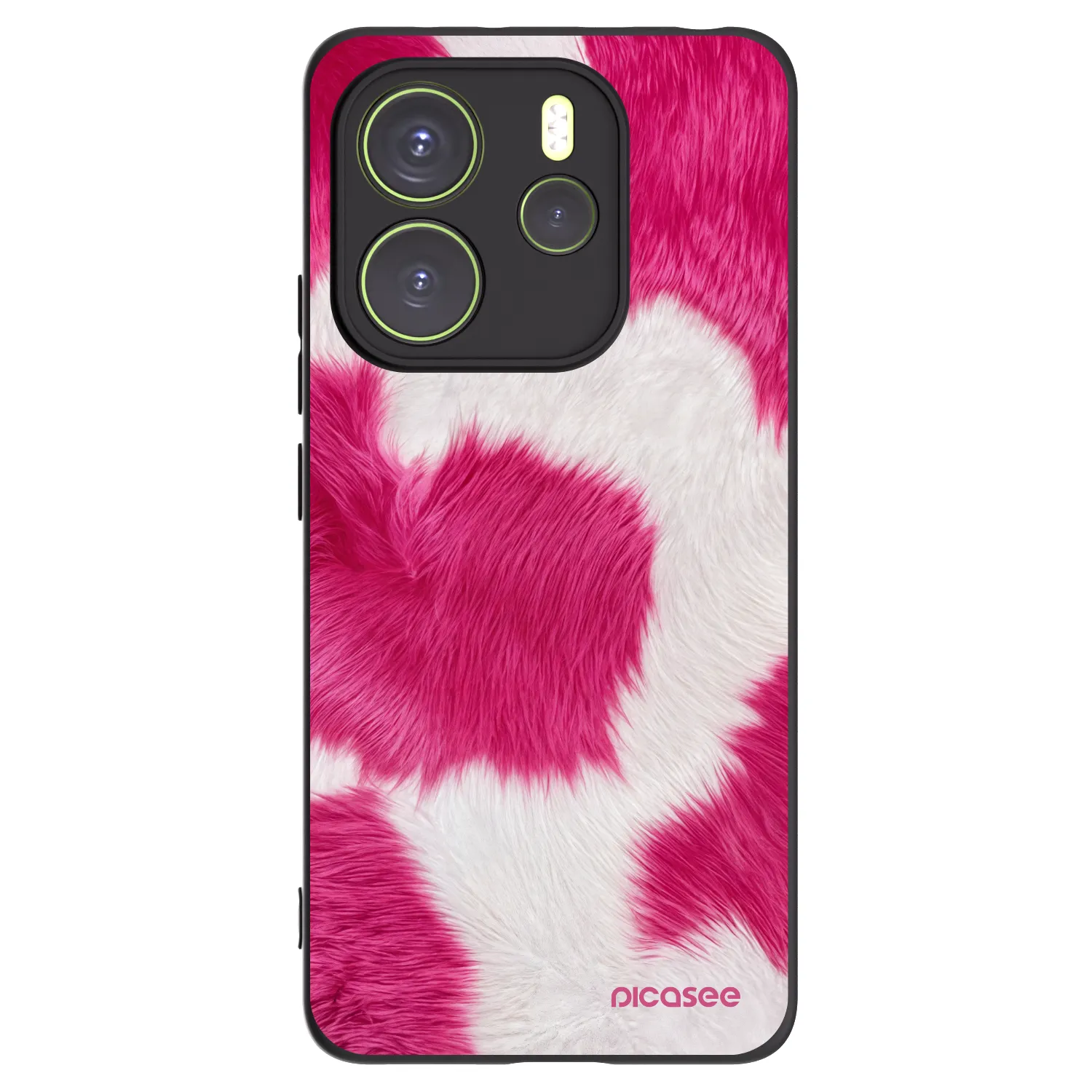 Picasee fekete szilikon tok az alábbi mobiltelefonokra Xiaomi Redmi Note 14 4G - Pink Moo