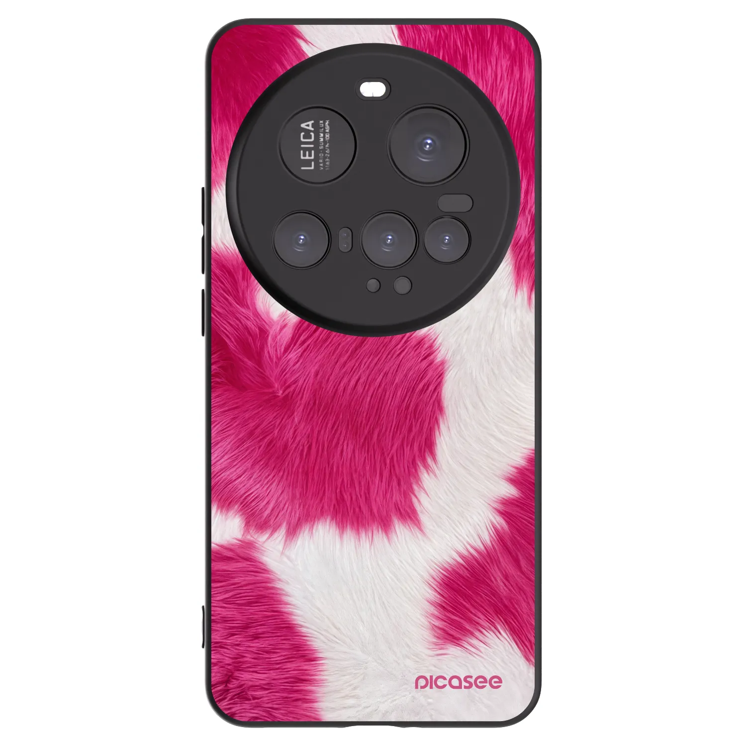 Picasee fekete szilikon tok az alábbi mobiltelefonokra Xiaomi 15 Ultra - Pink Moo