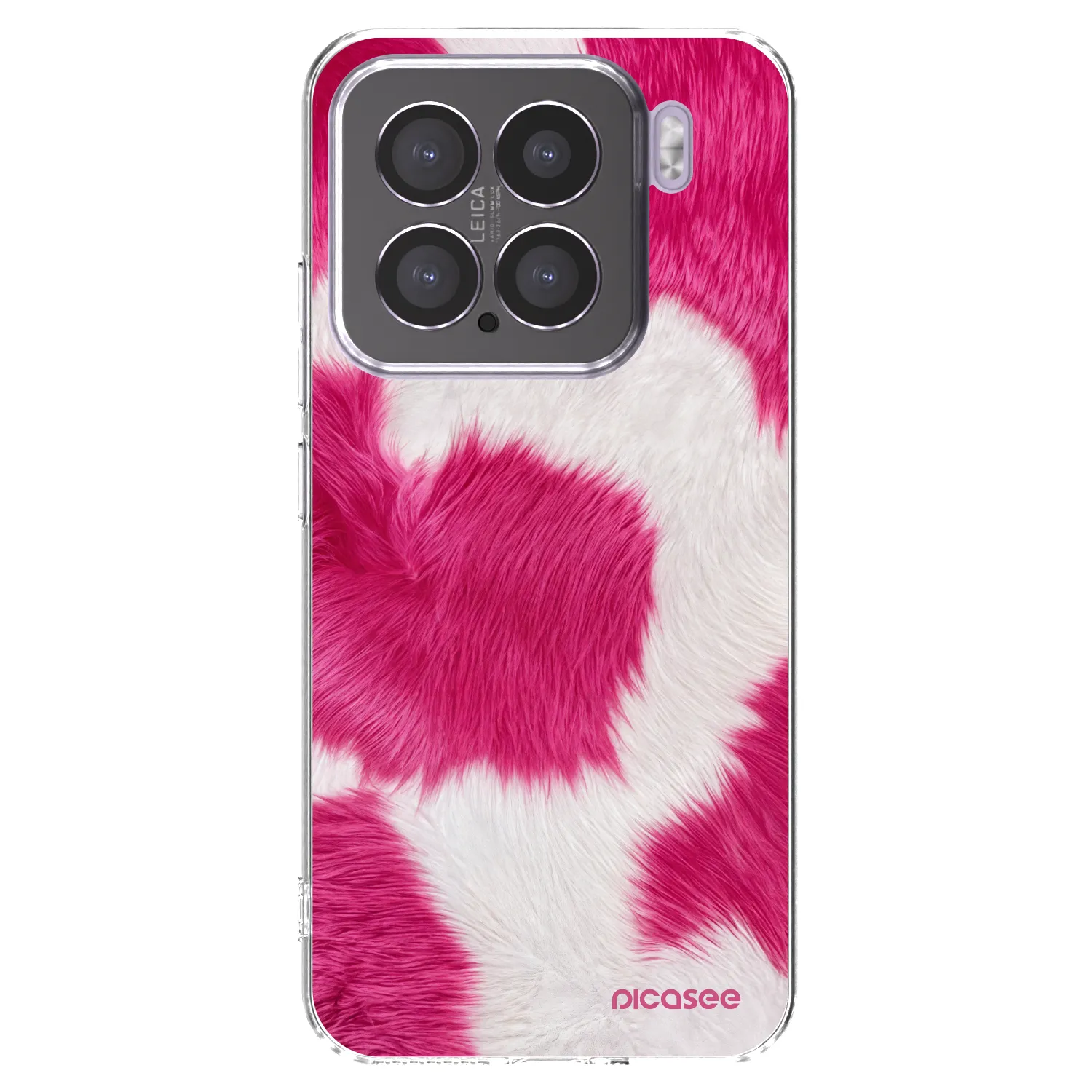 Picasee átlátszó szilikon tok az alábbi mobiltelefonokra Xiaomi 15 - Pink Moo