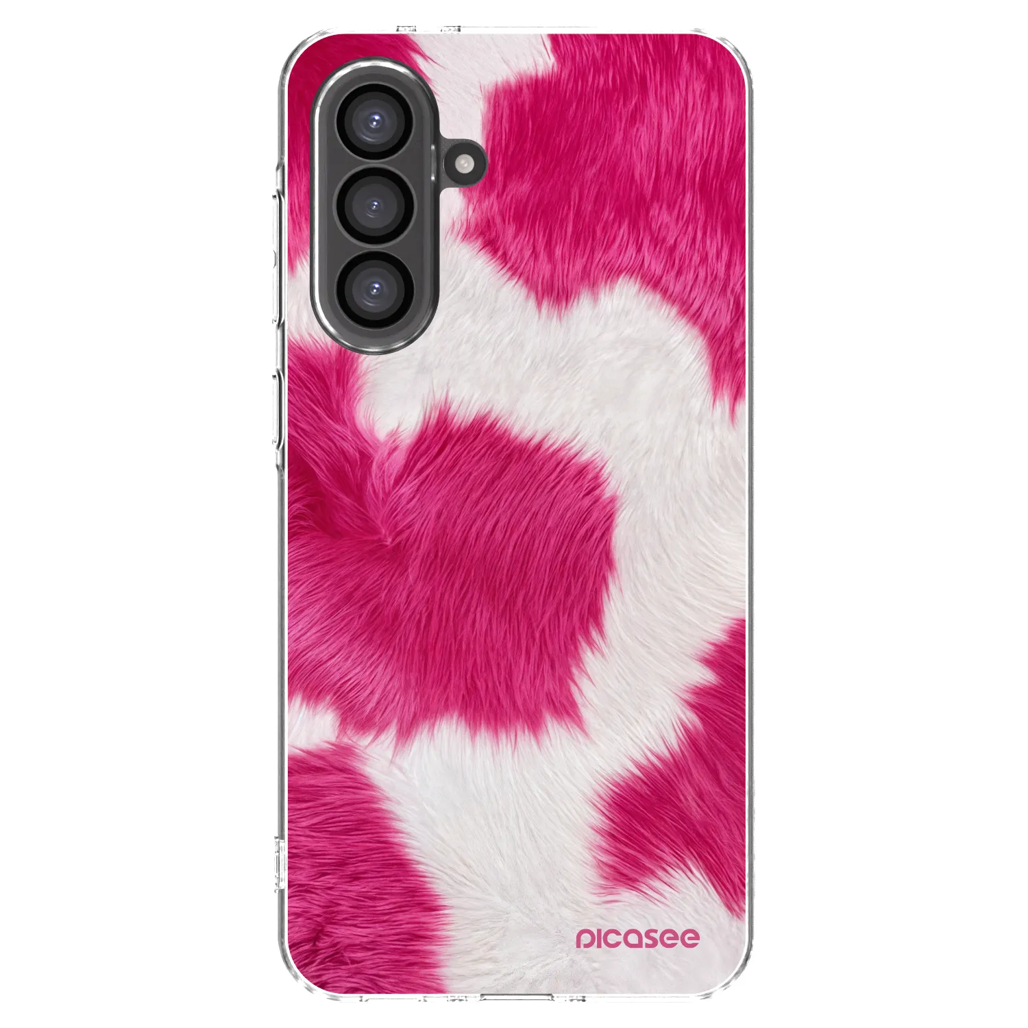 Picasee átlátszó szilikon tok az alábbi mobiltelefonokra Samsung Galaxy A56 5G A566B - Pink Moo