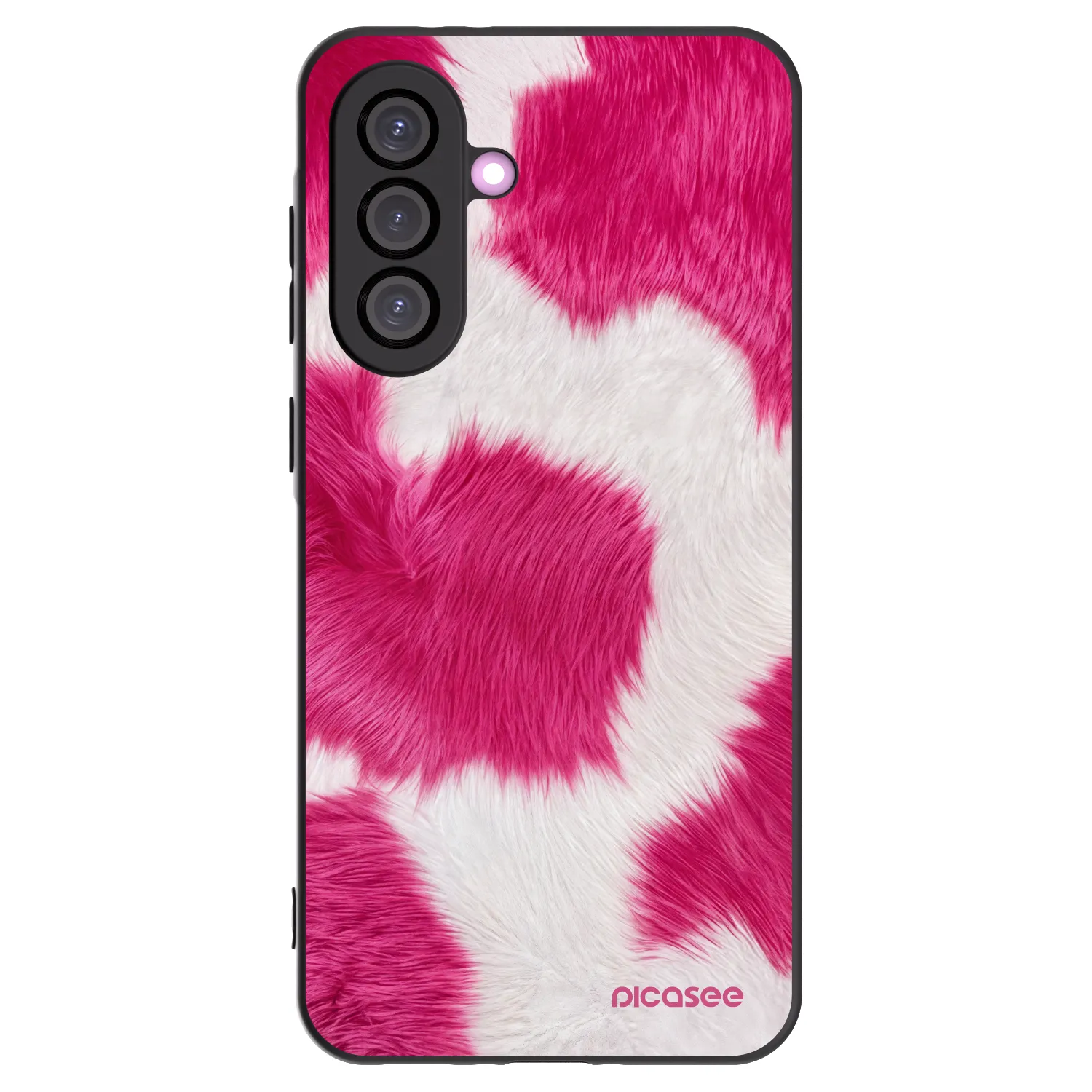 Picasee fekete szilikon tok az alábbi mobiltelefonokra Samsung Galaxy A36 5G - Pink Moo