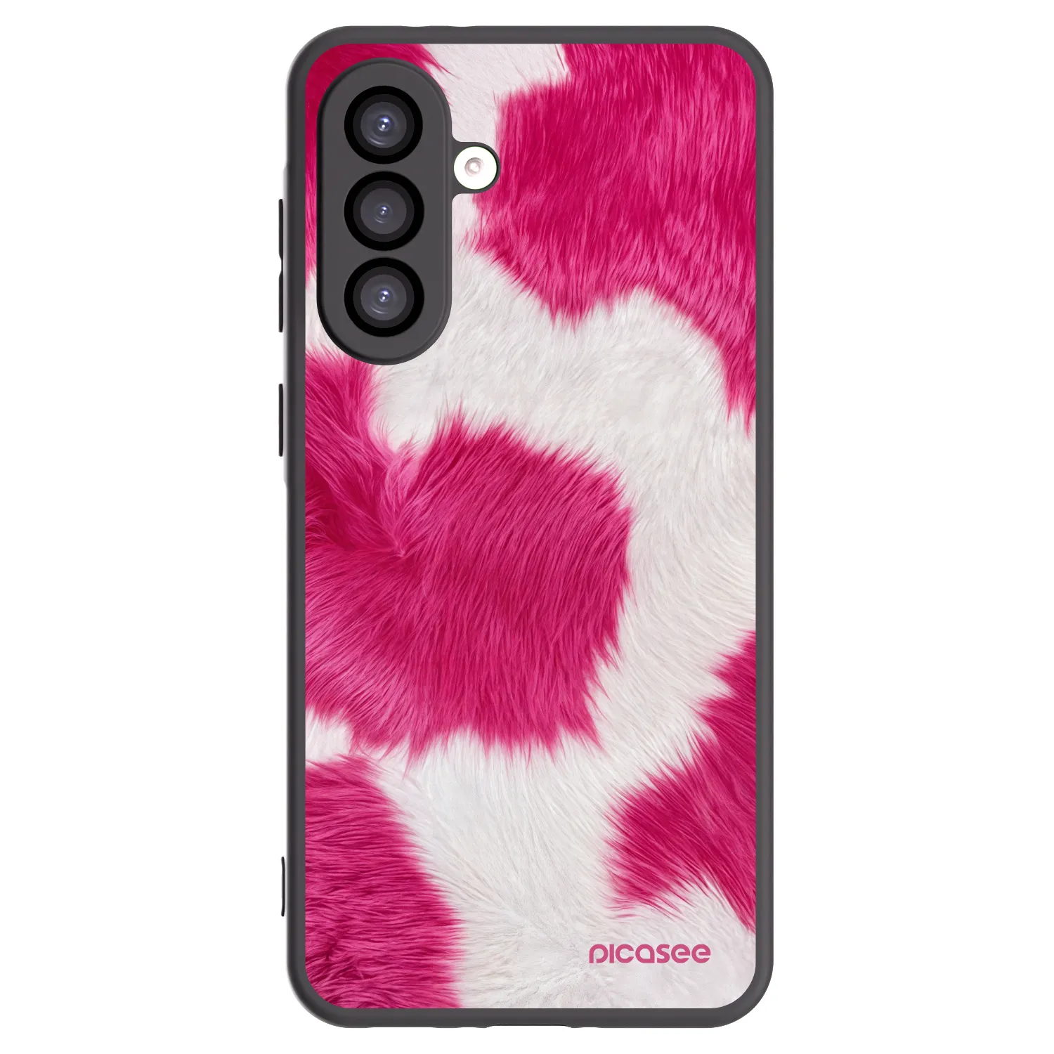 Picasee fekete szilikon tok az alábbi mobiltelefonokra Samsung Galaxy A26 5G A266B - Pink Moo