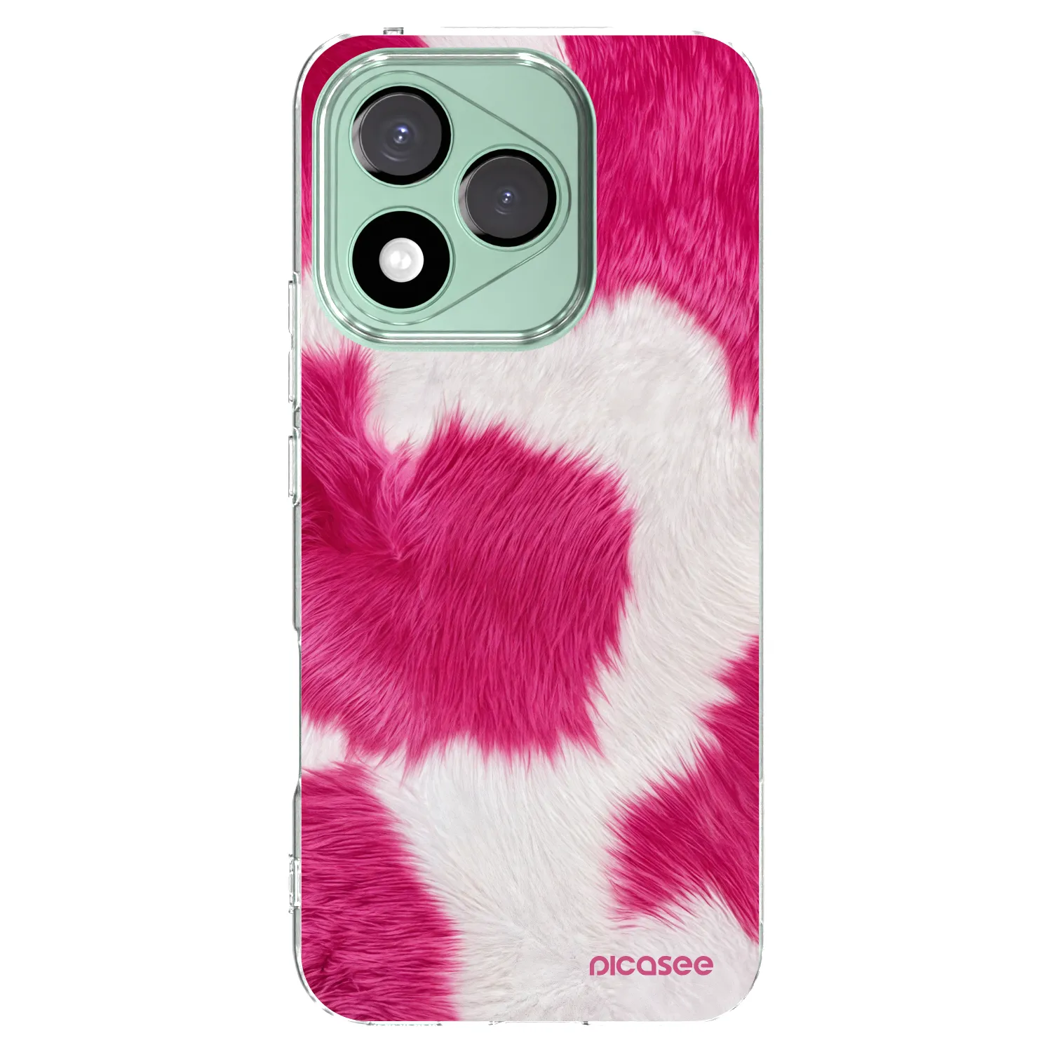 Picasee átlátszó szilikon tok az alábbi mobiltelefonokra Honor 400 Lite 5G - Pink Moo