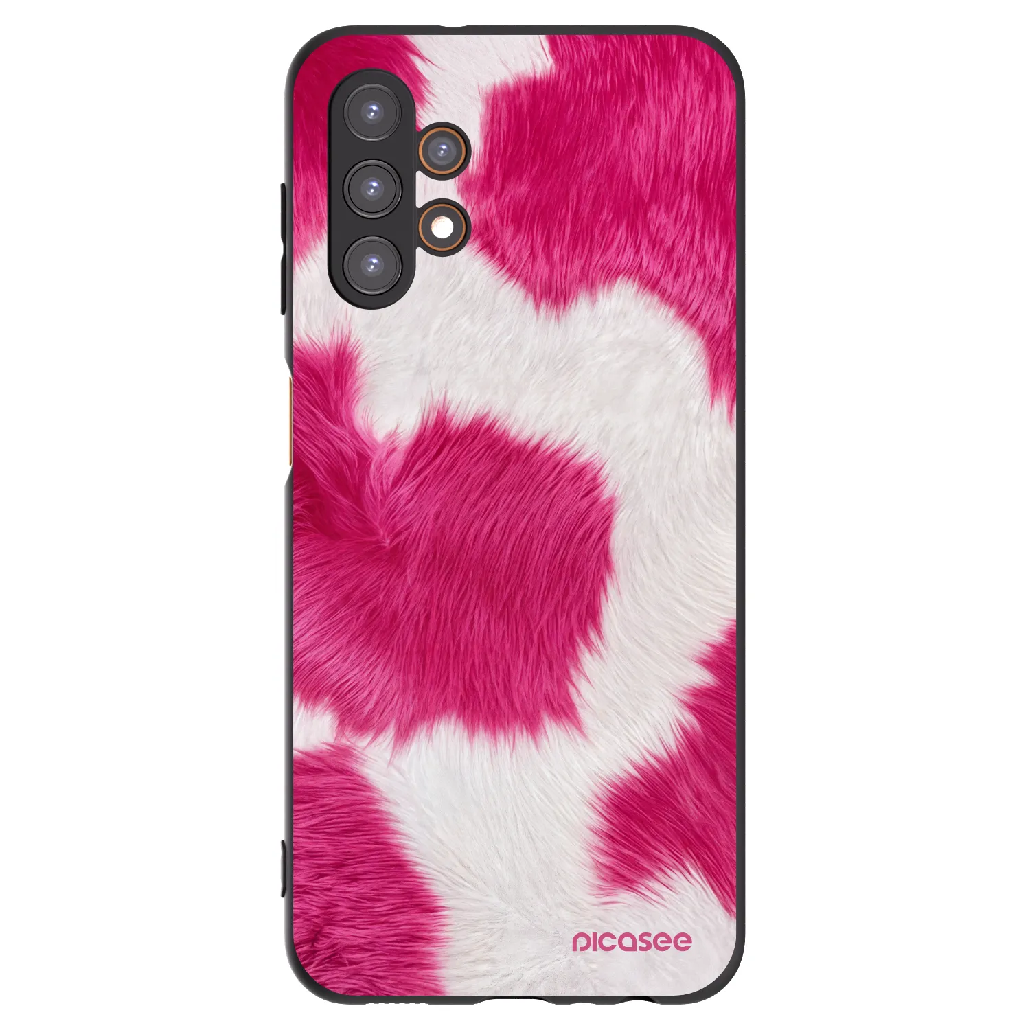 Picasee fekete szilikon tok az alábbi mobiltelefonokra Samsung Galaxy A13 5G - Pink Moo