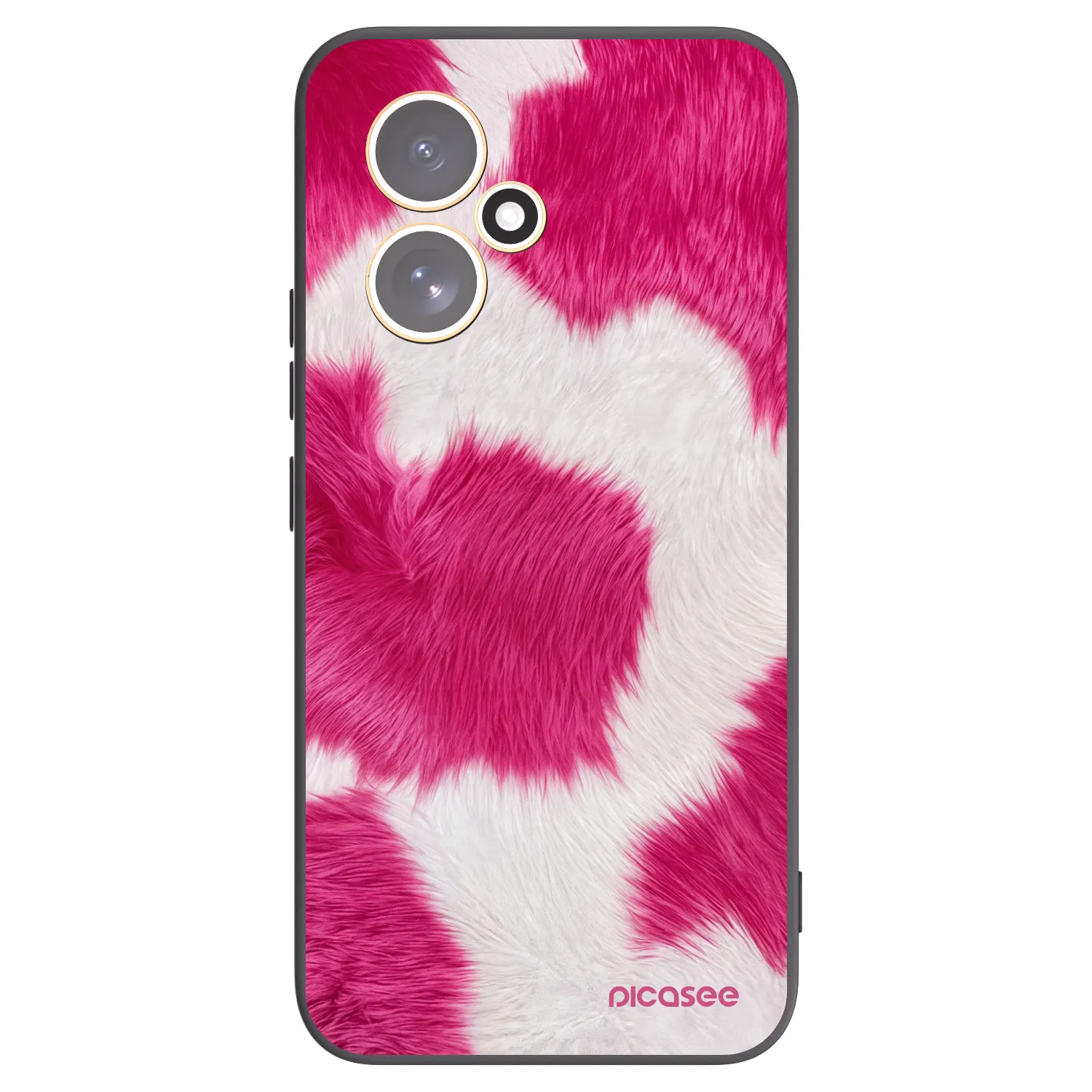 Picasee fekete szilikon tok az alábbi mobiltelefonokra Honor 400 5G - Pink Moo