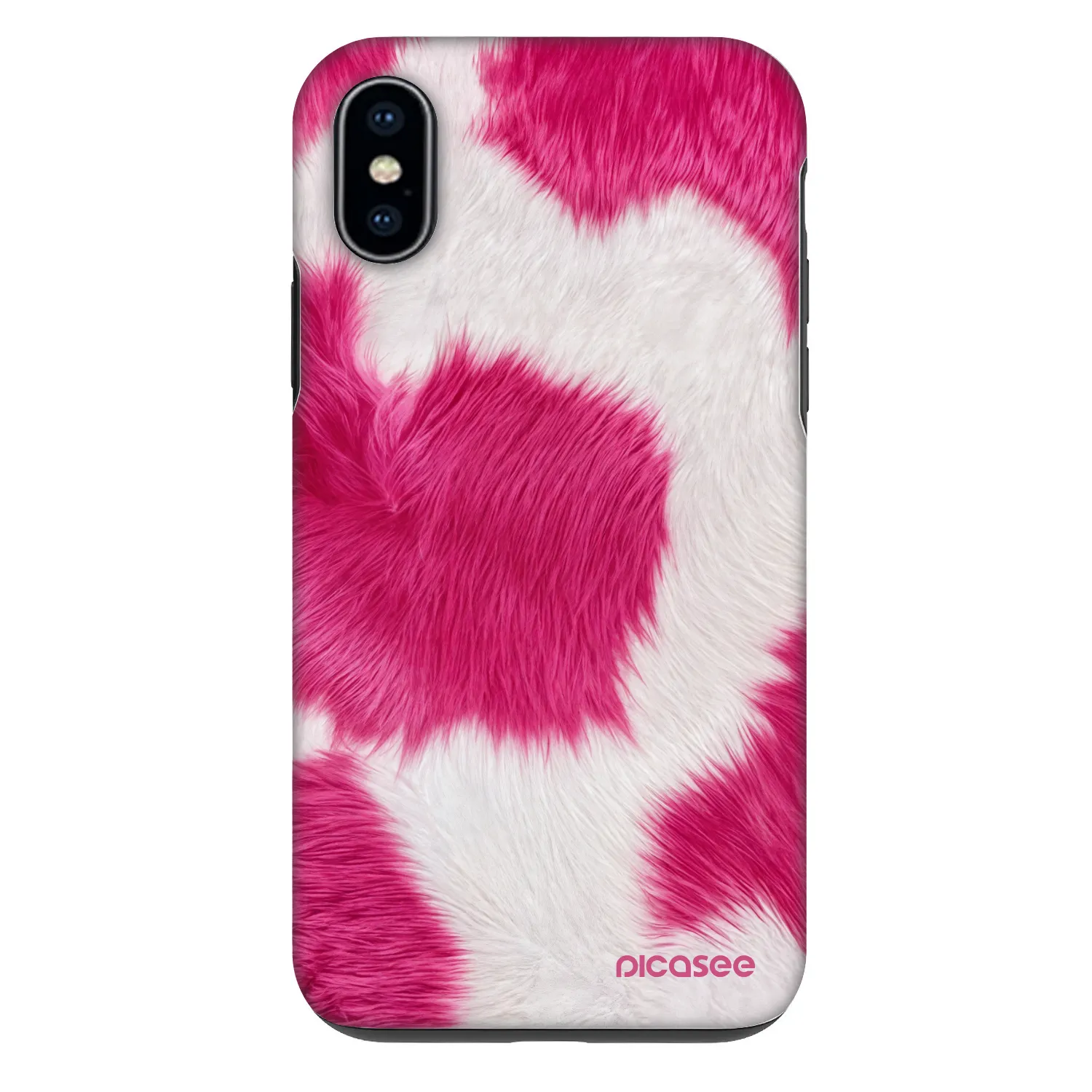Picasee Fashion Case Apple iPhone X/XS - Pink Moo