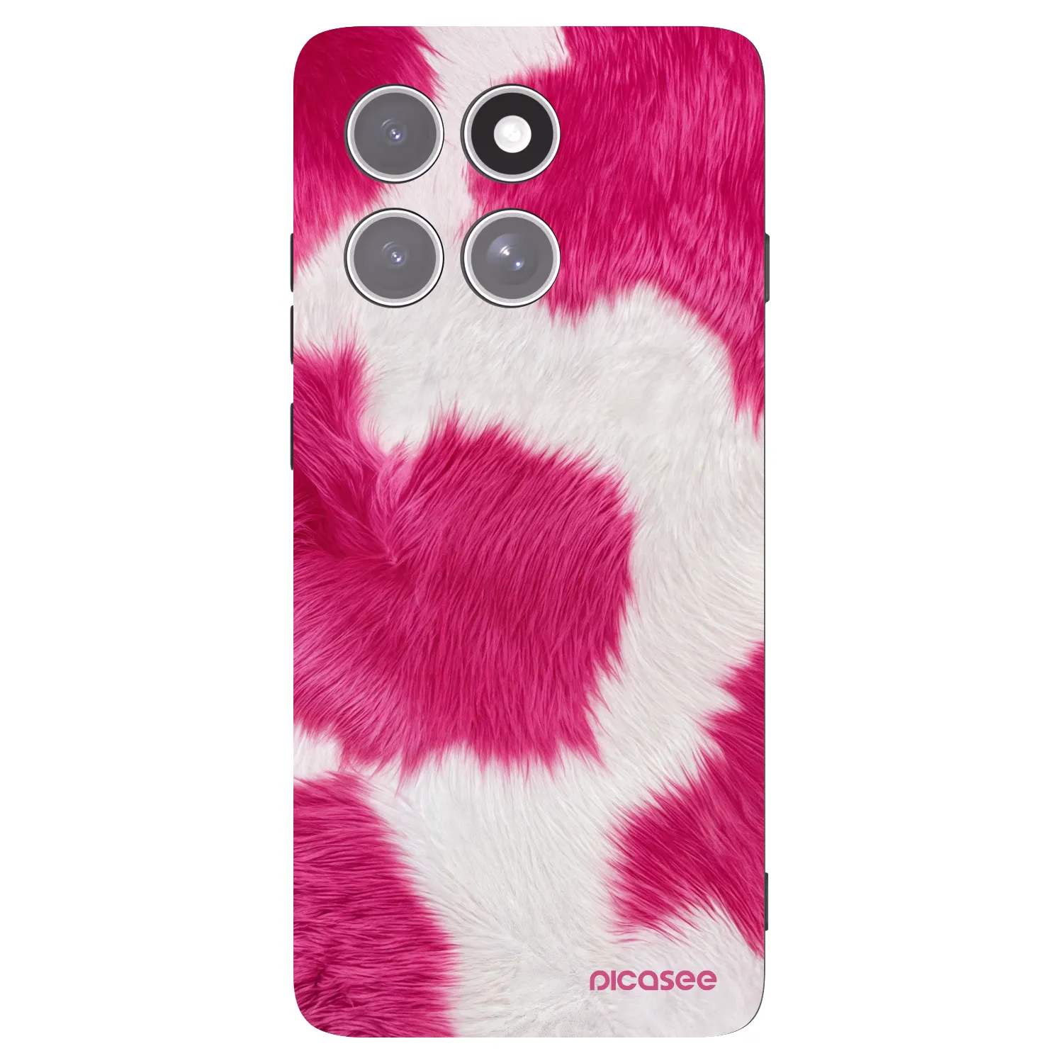 Picasee fekete szilikon tok az alábbi mobiltelefonokra Motorola Edge 60 Pro - Pink Moo
