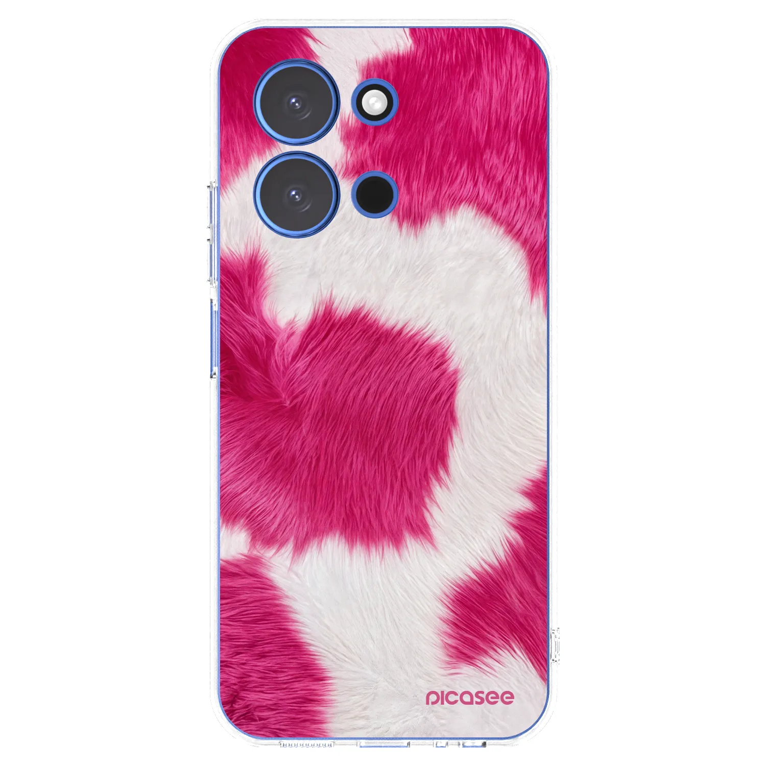 Picasee átlátszó szilikon tok az alábbi mobiltelefonokra Xiaomi Redmi 15C 4G - Pink Moo