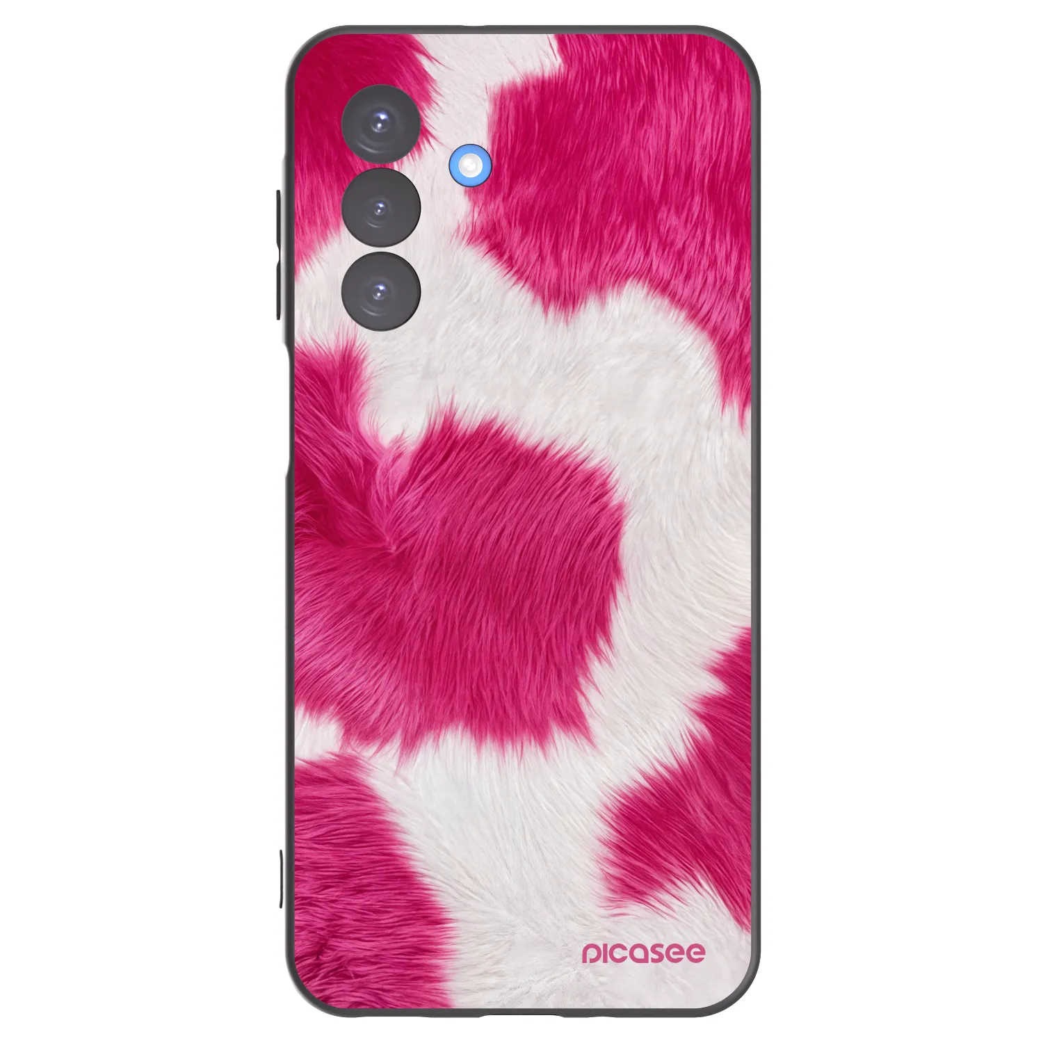 Picasee fekete szilikon tok az alábbi mobiltelefonokra Samsung Galaxy A17 5G - Pink Moo