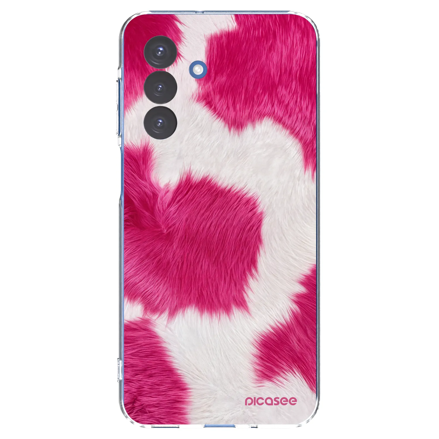 Picasee átlátszó szilikon tok az alábbi mobiltelefonokra Samsung Galaxy A17 5G - Pink Moo