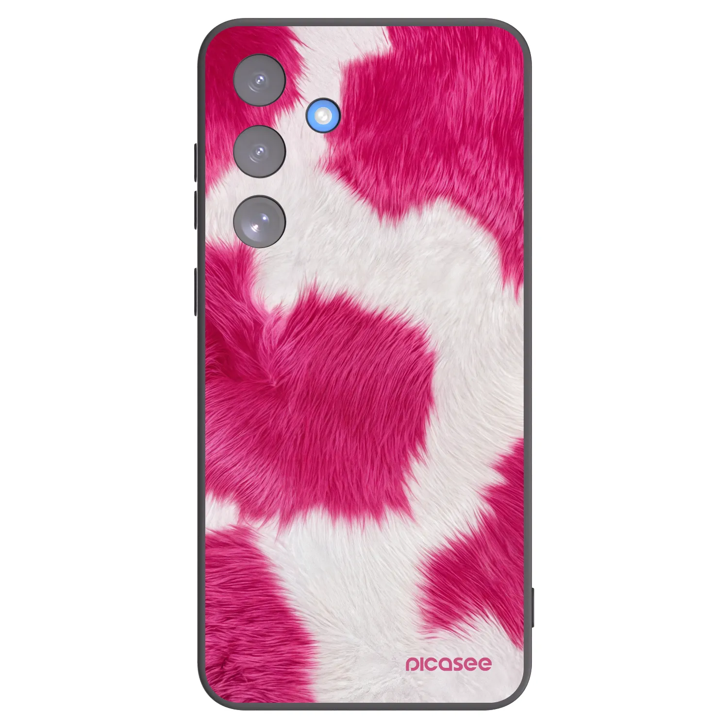 Picasee fekete szilikon tok az alábbi mobiltelefonokra Samsung Galaxy S25 FE 5G - Pink Moo