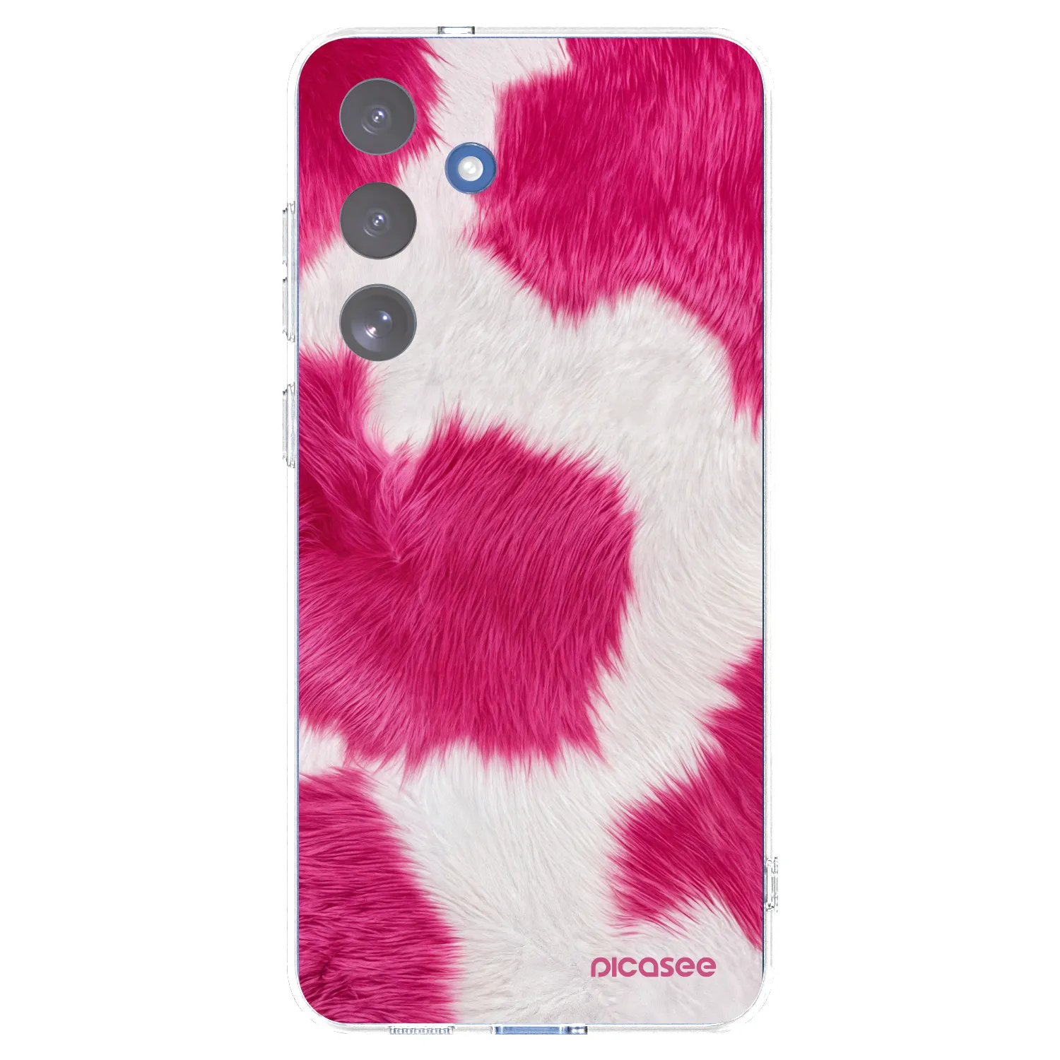 Picasee átlátszó szilikon tok az alábbi mobiltelefonokra Samsung Galaxy S25 FE 5G - Pink Moo