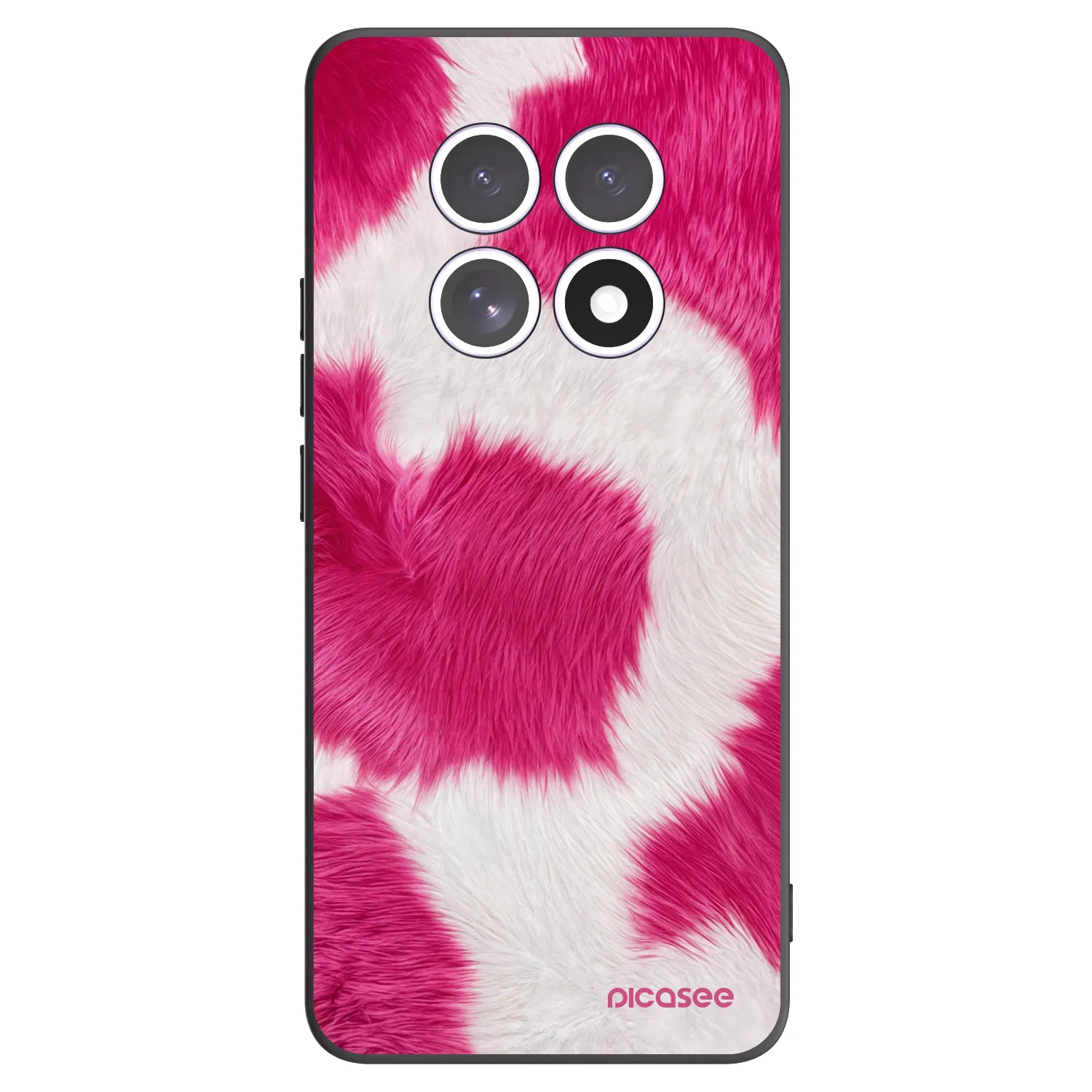 Picasee fekete szilikon tok az alábbi mobiltelefonokra Xiaomi Redmi Note 15 - Pink Moo