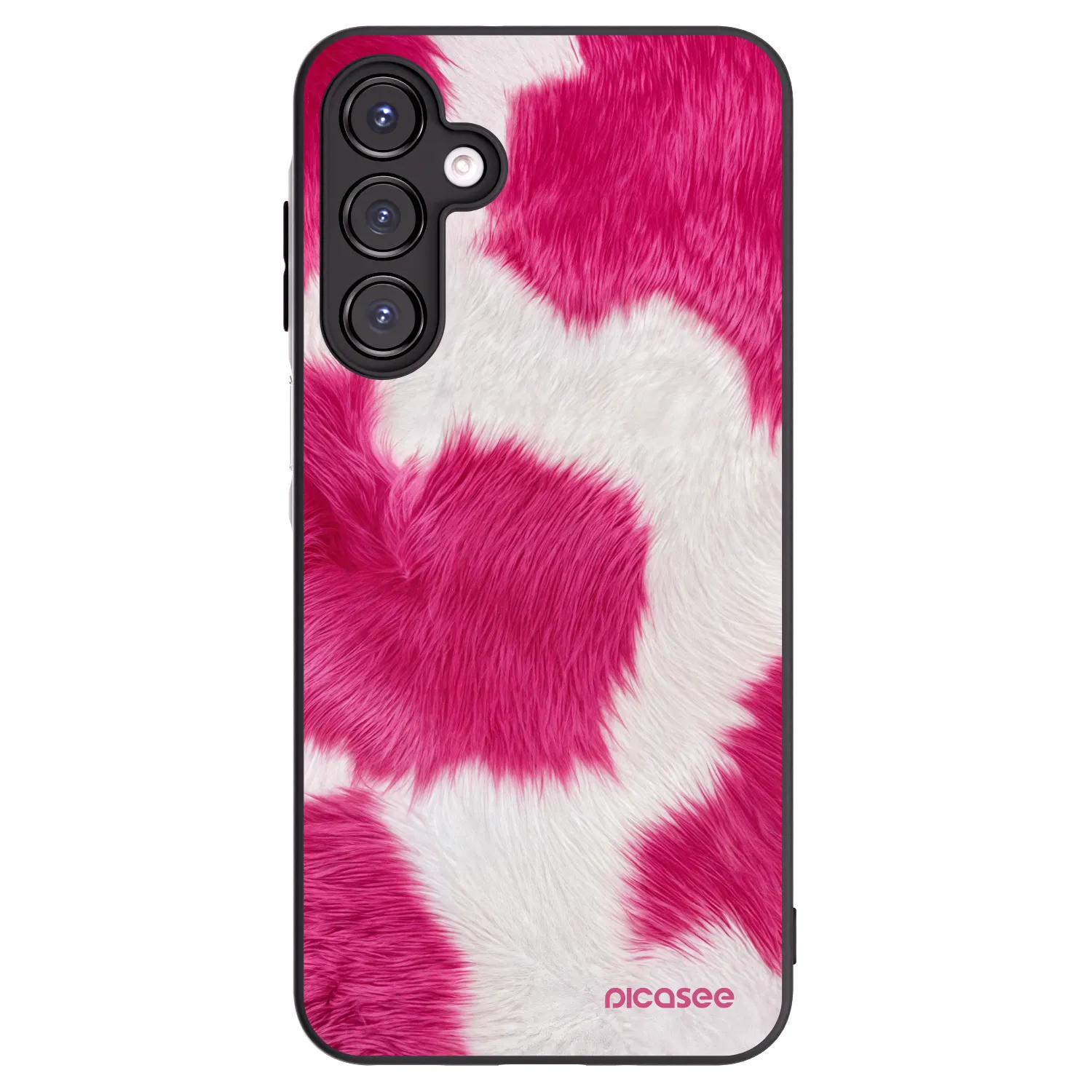 Picasee fekete szilikon tok az alábbi mobiltelefonokra Samsung Galaxy A16 4G - Pink Moo