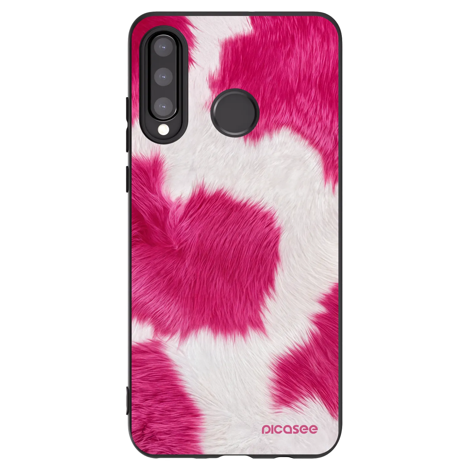 Picasee fekete szilikon tok az alábbi mobiltelefonokra Huawei P30 Lite - Pink Moo
