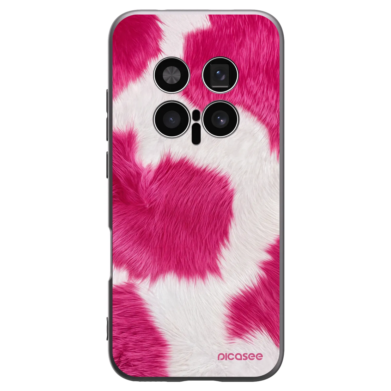 Picasee fekete szilikon tok az alábbi mobiltelefonokra Honor Magic8 Pro 5G - Pink Moo