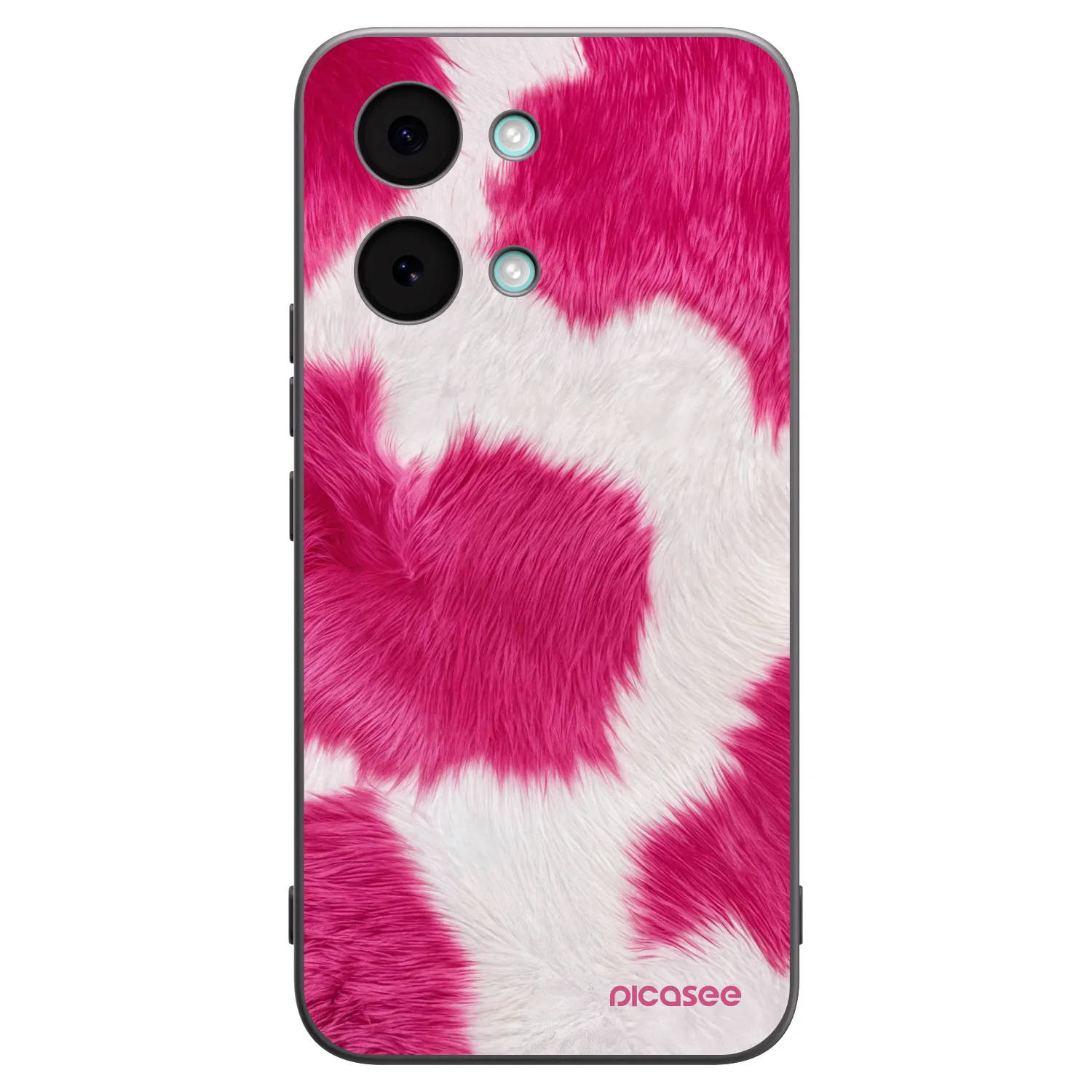 Picasee fekete szilikon tok az alábbi mobiltelefonokra Xiaomi Poco X8 Pro Max - Pink Moo