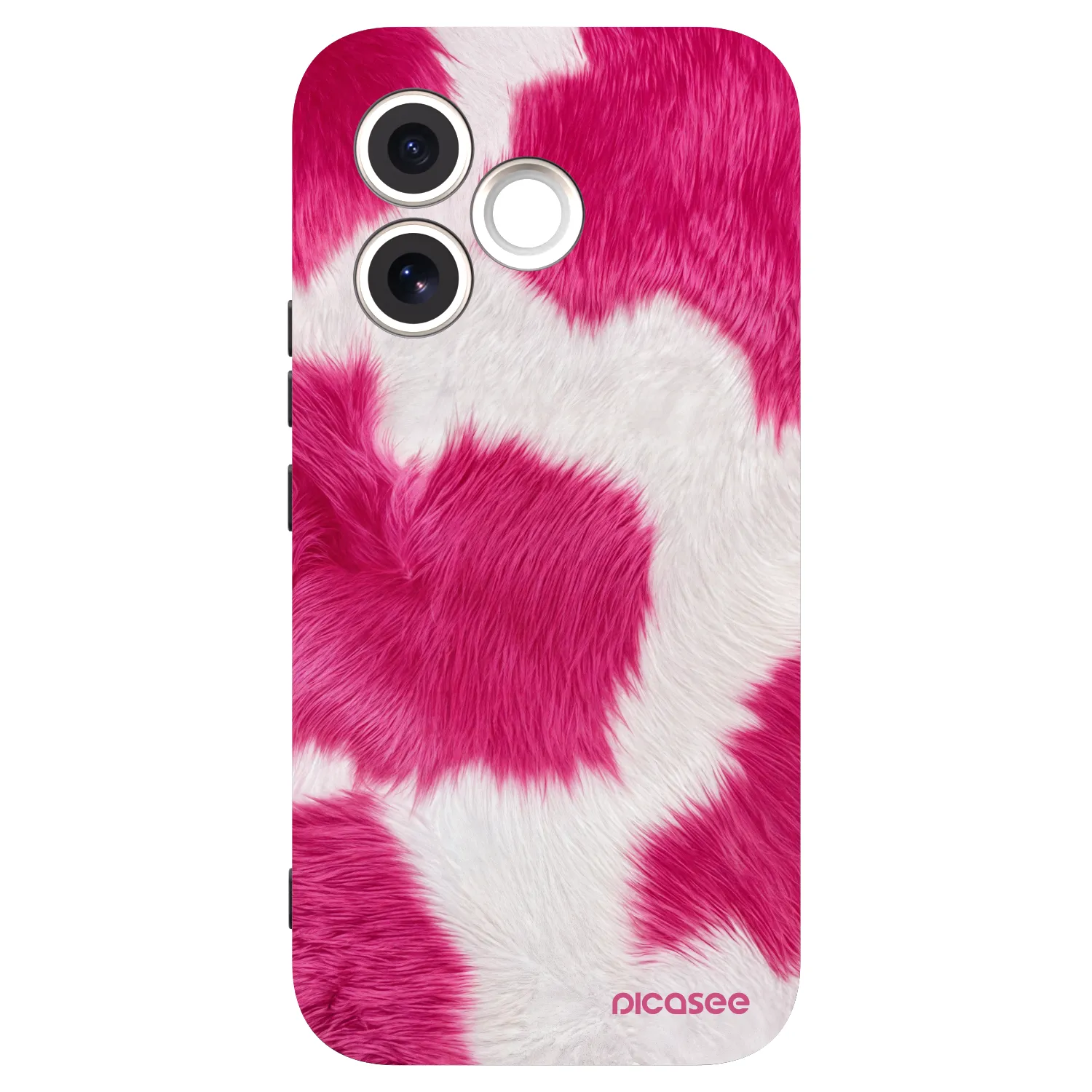 Picasee fekete szilikon tok az alábbi mobiltelefonokra Honor 600 Lite - Pink Moo