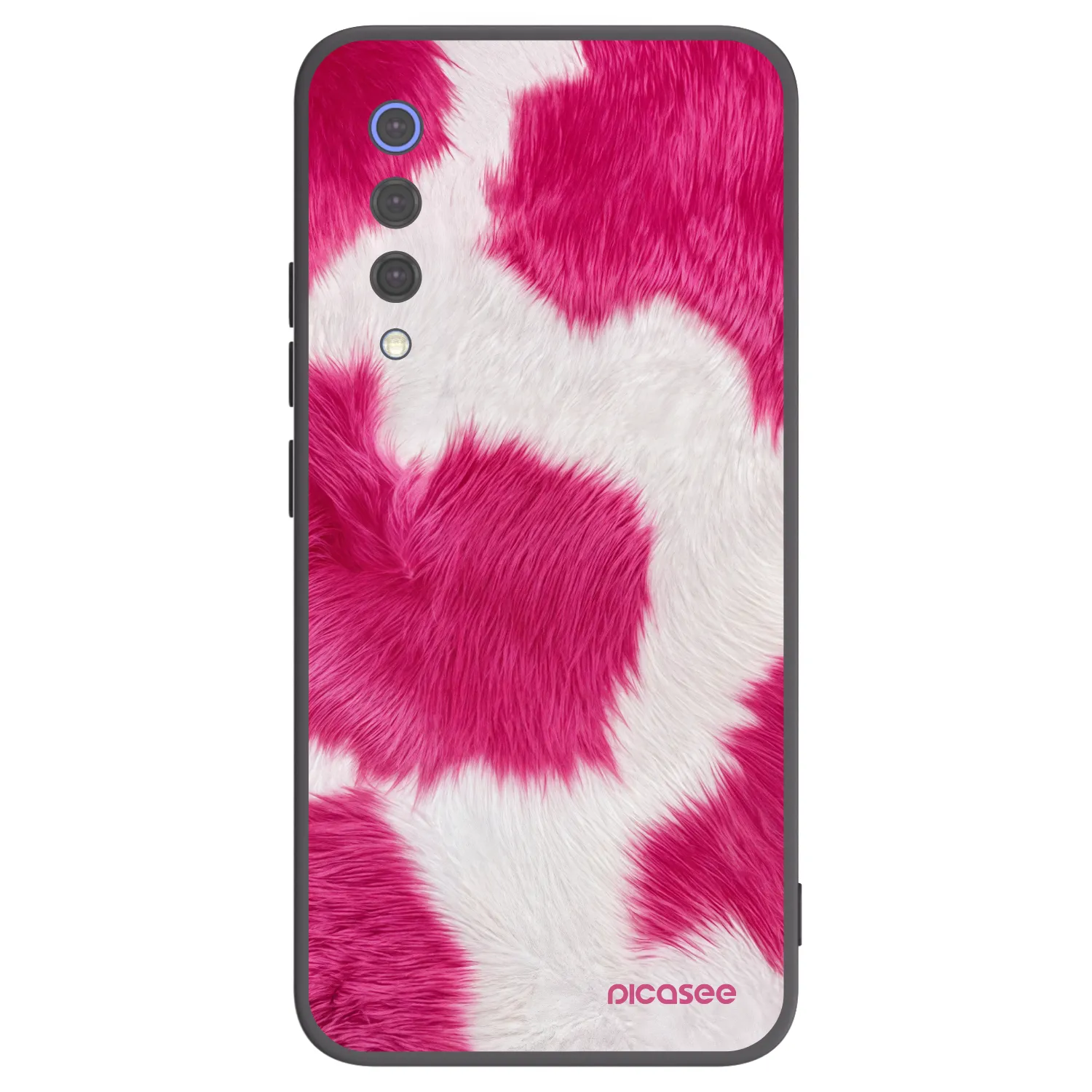 Picasee fekete szilikon tok az alábbi mobiltelefonokra Xiaomi Mi 9 SE - Pink Moo