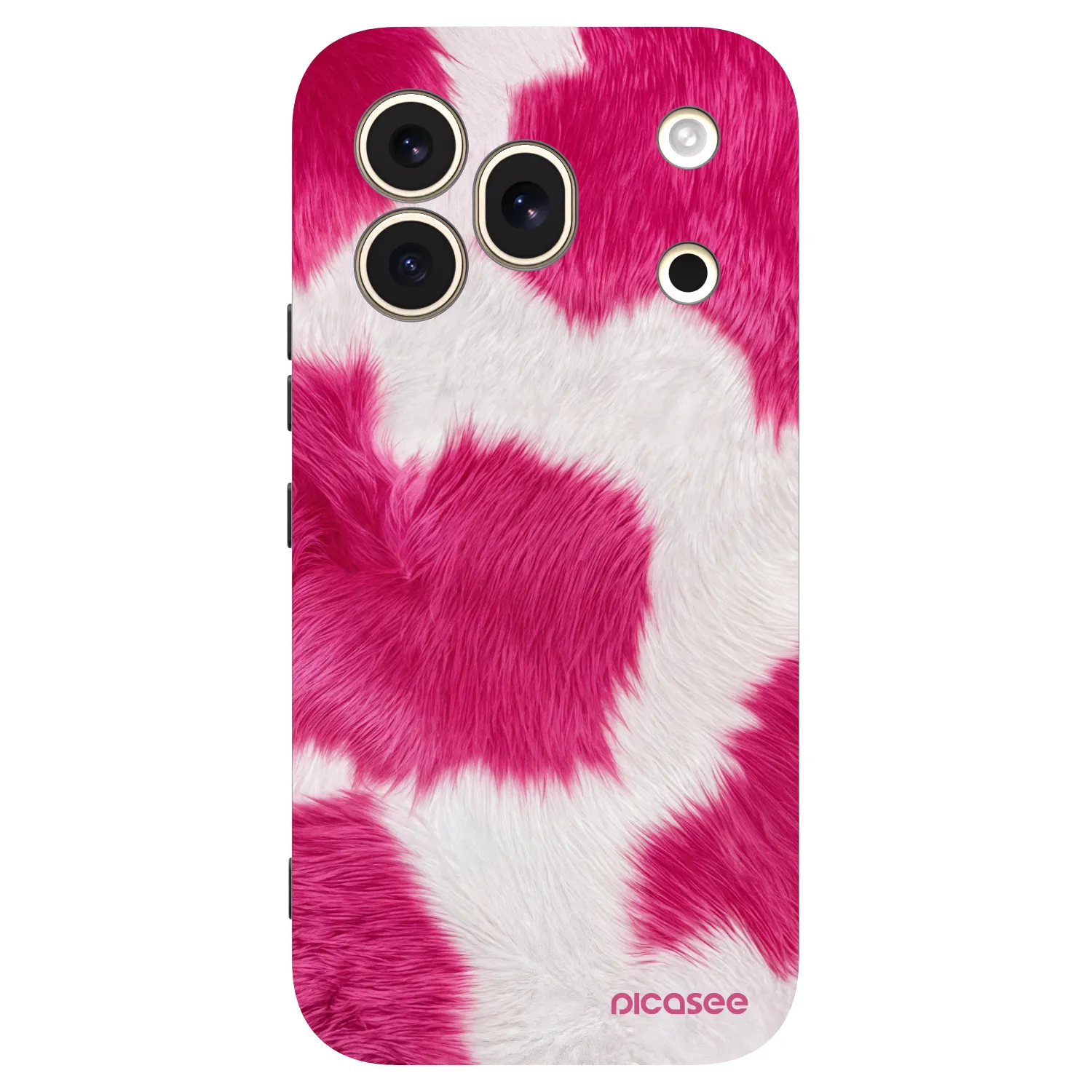 Picasee fekete szilikon tok az alábbi mobiltelefonokra Honor 600 Pro - Pink Moo