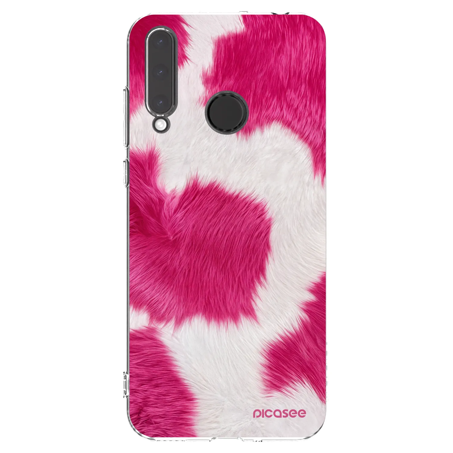 Picasee átlátszó szilikon tok az alábbi mobiltelefonokra Honor 20 Lite - Pink Moo