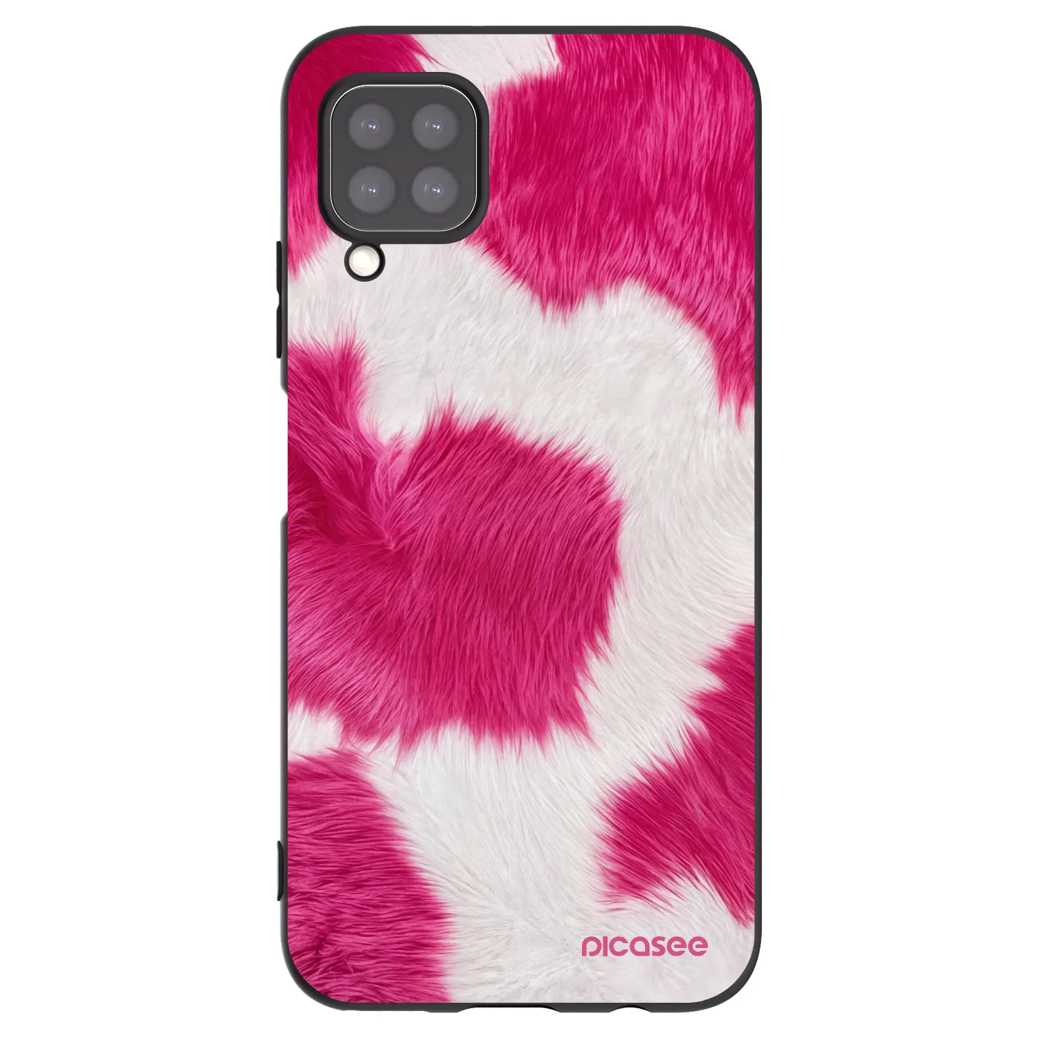 Picasee fekete szilikon tok az alábbi mobiltelefonokra Huawei P40 Lite - Pink Moo