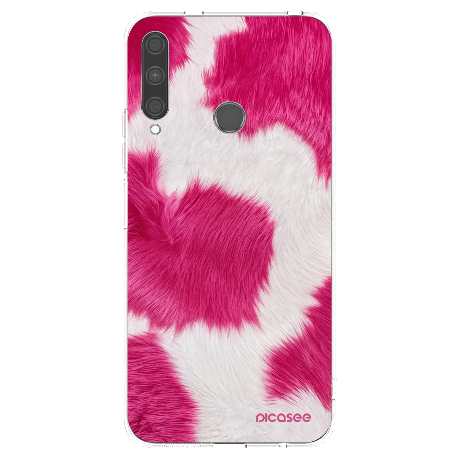 Picasee átlátszó szilikon tok az alábbi mobiltelefonokra Huawei P40 Lite E - Pink Moo