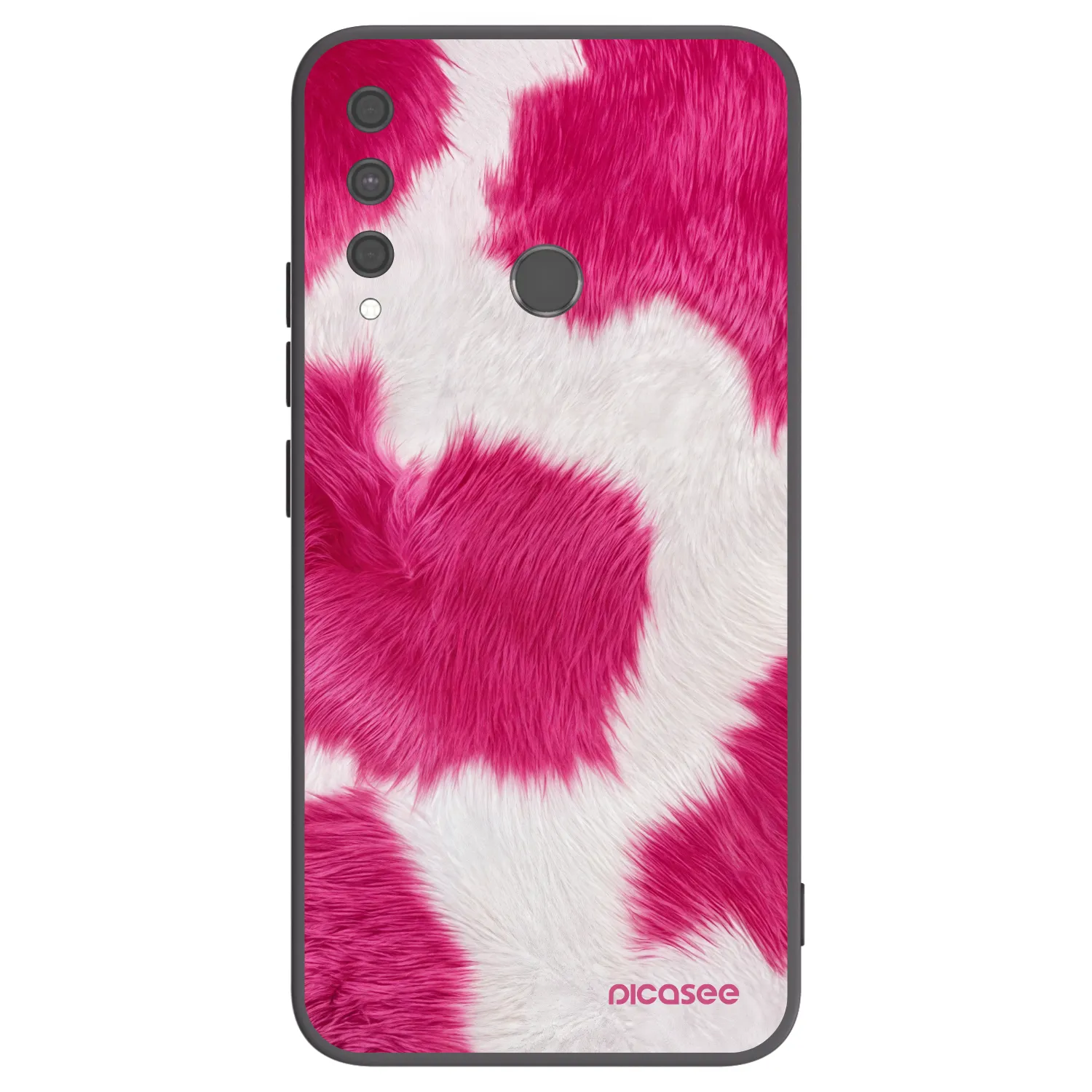Picasee fekete szilikon tok az alábbi mobiltelefonokra Huawei P40 Lite E - Pink Moo