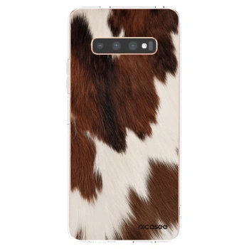 Picasee átlátszó szilikon tok az alábbi mobiltelefonokra Samsung Galaxy S10 Plus G975 - Rustica