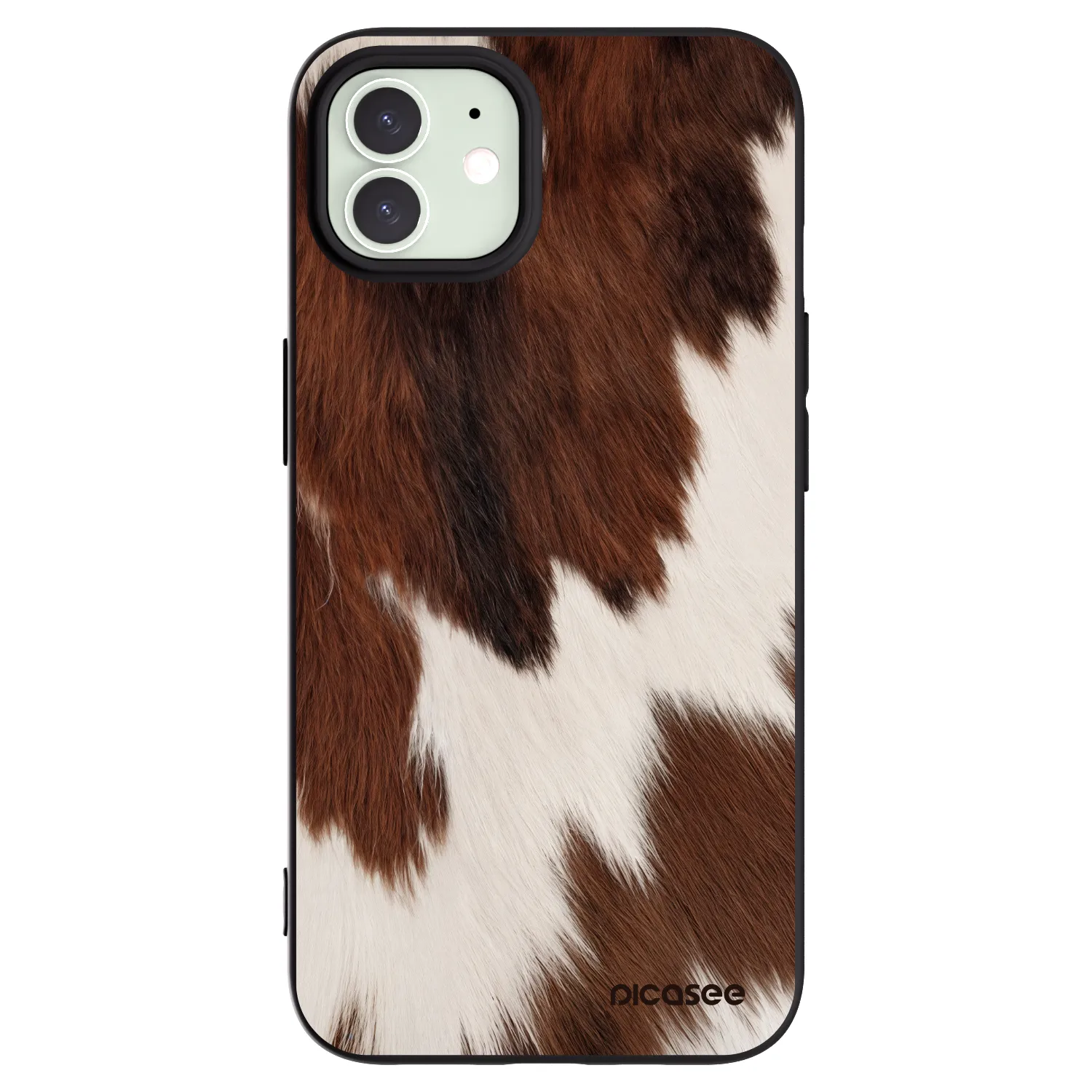 Picasee fekete szilikon tok az alábbi mobiltelefonokra Apple iPhone 12 - Rustica