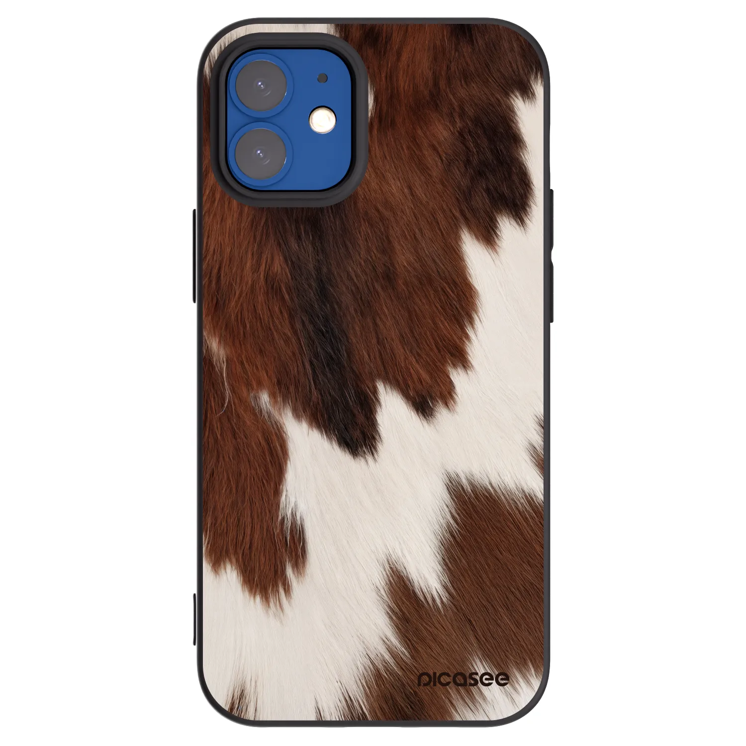 Picasee fekete szilikon tok az alábbi mobiltelefonokra Apple iPhone 12 mini - Rustica