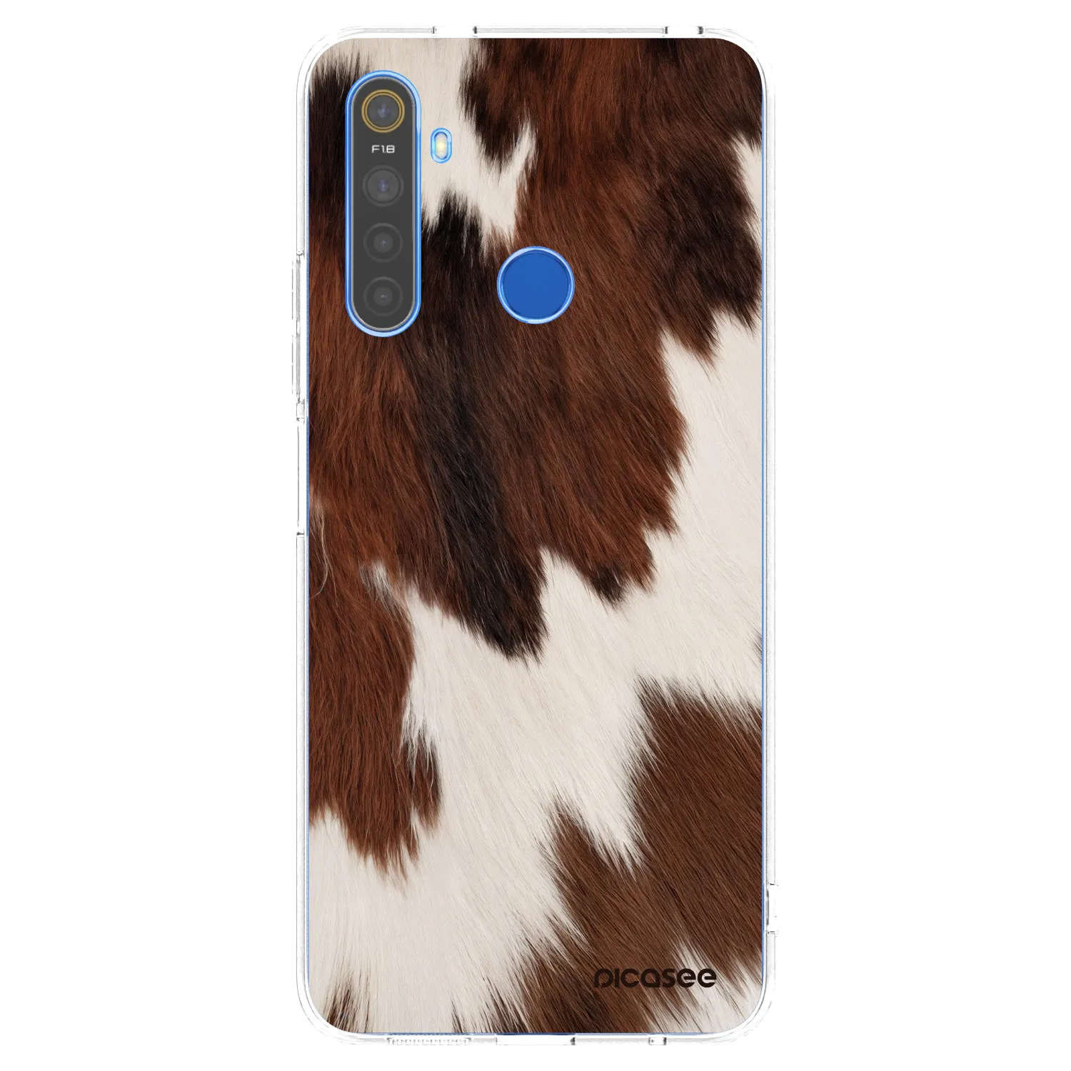Picasee átlátszó szilikon tok az alábbi mobiltelefonokra Realme 5 - Rustica