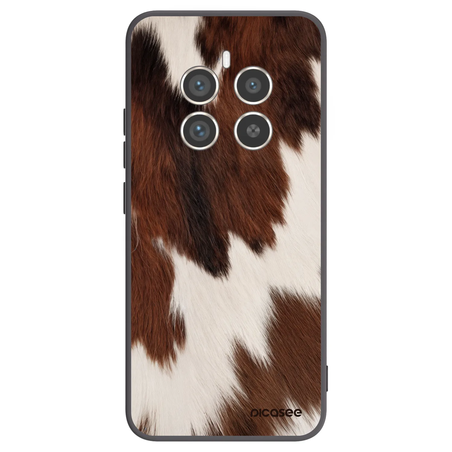 Picasee fekete szilikon tok az alábbi mobiltelefonokra Realme 12 Pro 5G - Rustica