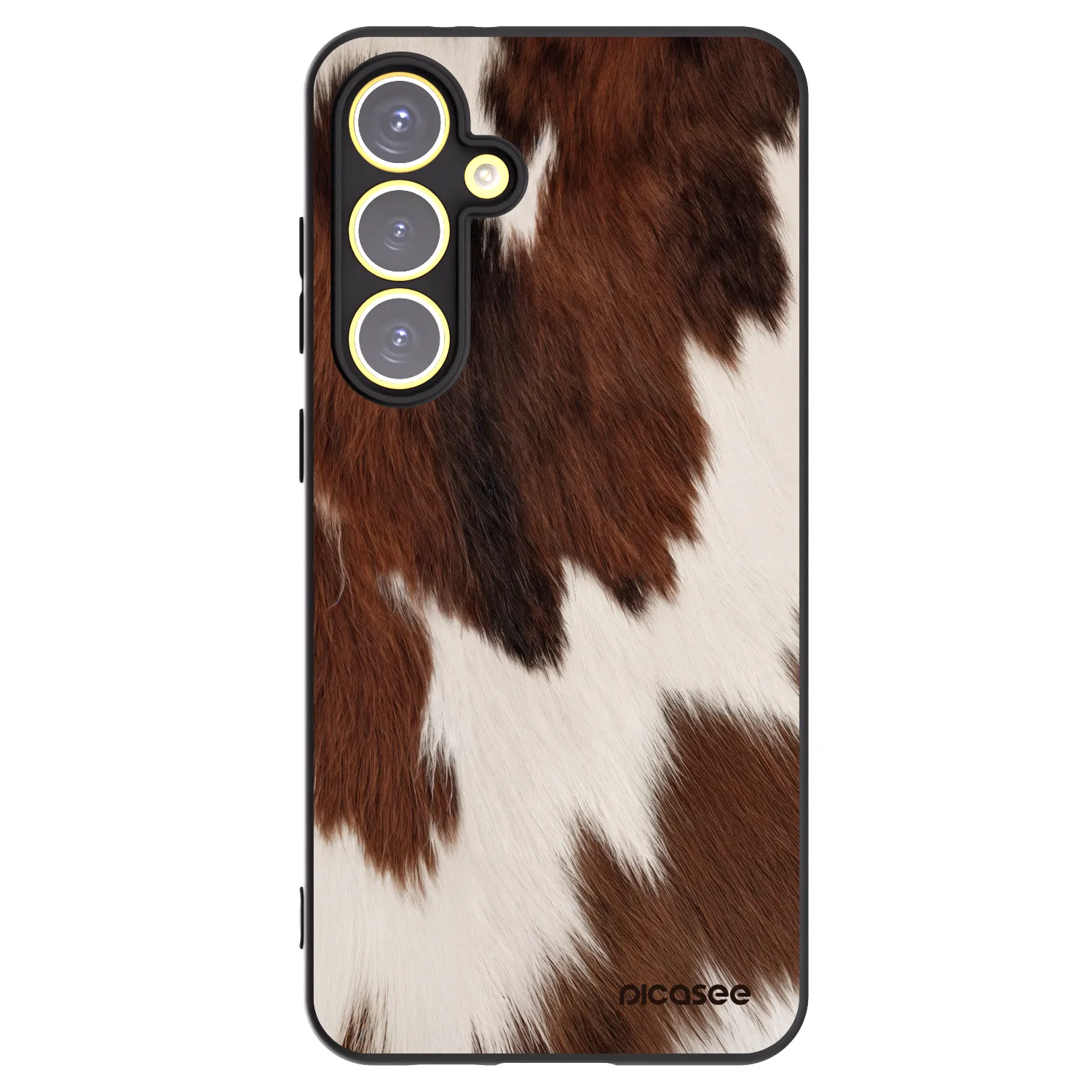 Picasee fekete szilikon tok az alábbi mobiltelefonokra Samsung Galaxy S24 FE S721B - Rustica