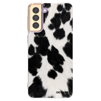 Picasee átlátszó szilikon tok az alábbi mobiltelefonokra Samsung Galaxy S21+ 5G G996F - Black Moo
