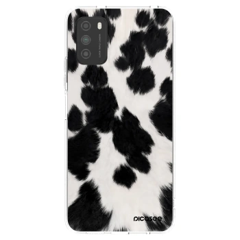 Picasee átlátszó szilikon tok az alábbi mobiltelefonokra Xiaomi Poco M3 - Black Moo