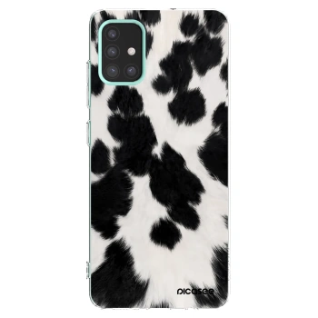 Picasee átlátszó szilikon tok az alábbi mobiltelefonokra Samsung Galaxy M31s - Black Moo