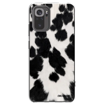 Picasee átlátszó szilikon tok az alábbi mobiltelefonokra Xiaomi Redmi Note 10 - Black Moo
