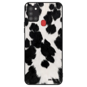 Szilikon tok erre a típusra Samsung Galaxy A21s - Black Moo