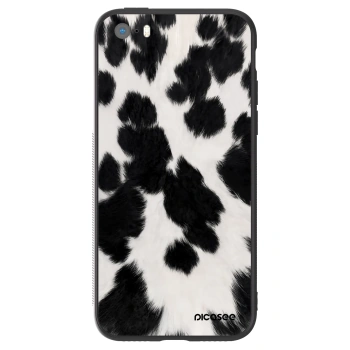 Szilikon tok erre a típusra Apple iPhone 5/5S/SE - Black Moo
