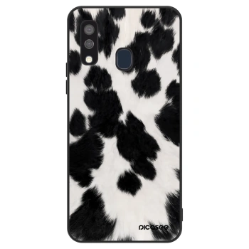 Szilikon tok erre a típusra Samsung Galaxy A40 A405F - Black Moo