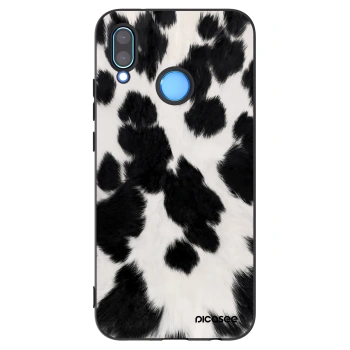 Picasee fekete szilikon tok az alábbi mobiltelefonokra Huawei P20 Lite - Black Moo