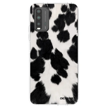 Picasee átlátszó szilikon tok az alábbi mobiltelefonokra Xiaomi Redmi 9T - Black Moo