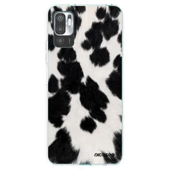 Picasee átlátszó szilikon tok az alábbi mobiltelefonokra Xiaomi Redmi Note 10 5G - Black Moo