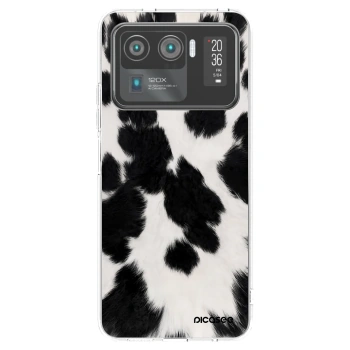 Picasee átlátszó szilikon tok az alábbi mobiltelefonokra Xiaomi Mi 11 Ultra - Black Moo