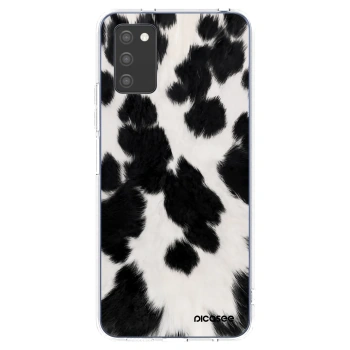 Picasee átlátszó szilikon tok az alábbi mobiltelefonokra Samsung Galaxy A02s A025G - Black Moo