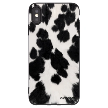 Picasee fekete szilikon tok az alábbi mobiltelefonokra Apple iPhone XS Max - Black Moo