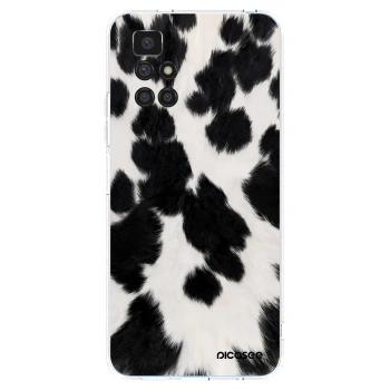 Picasee átlátszó szilikon tok az alábbi mobiltelefonokra Xiaomi Redmi 10 - Black Moo