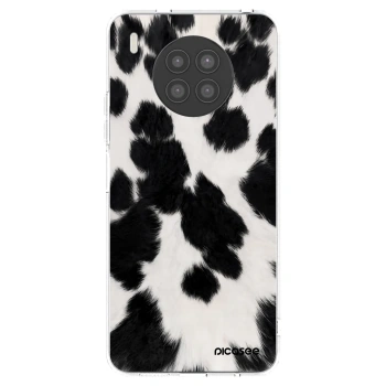 Picasee átlátszó szilikon tok az alábbi mobiltelefonokra Huawei Nova 8i - Black Moo